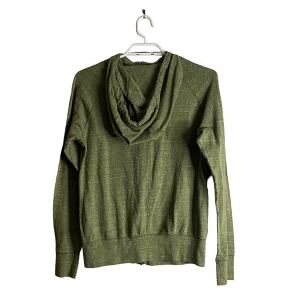 Nike Women's Green Marled Performance Wear Sweatshirt Hoodie - Picture 7 of 7